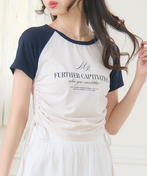 Emsexcite tシャツ ドロストロゴTEE レディース : ZOZOTOWN