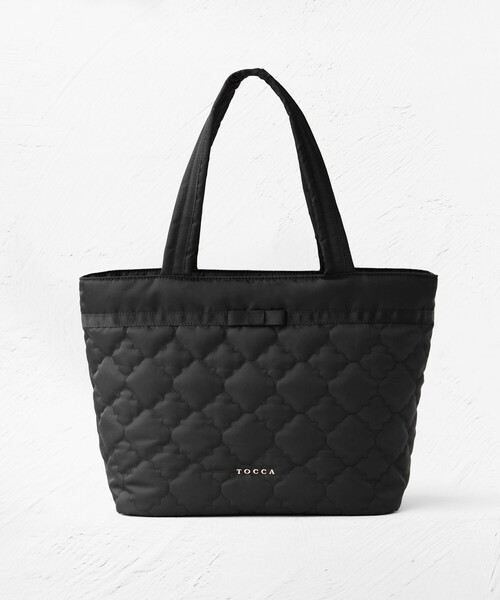 TOCCA トートバッグ CHECKER CLOVER QUILTBAG キルトバッグ