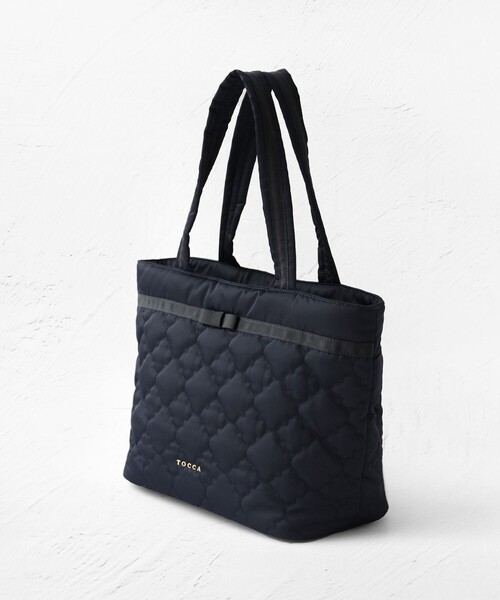 TOCCA トートバッグ CHECKER CLOVER QUILTBAG キルトバッグ