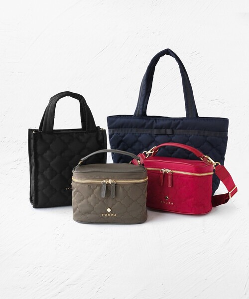 TOCCA トートバッグ　キルティング CHECKER CLOVER QUILT BAG – TOCCA OFFICIAL SITE