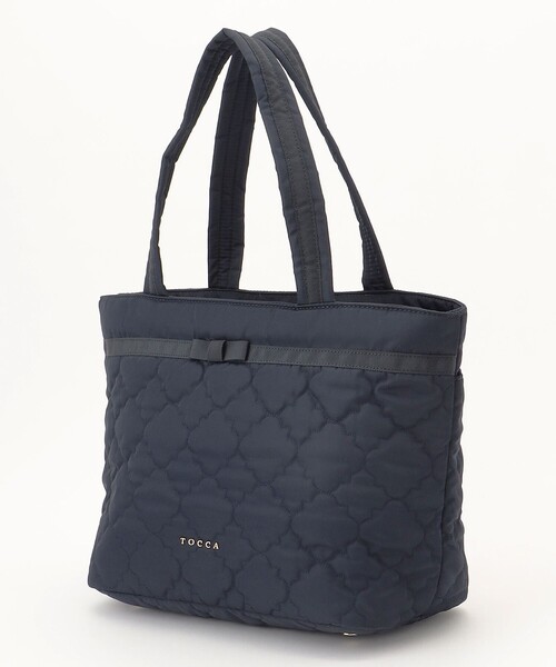 TOCCA トートバッグ CHECKER CLOVER QUILTBAG キルトバッグ
