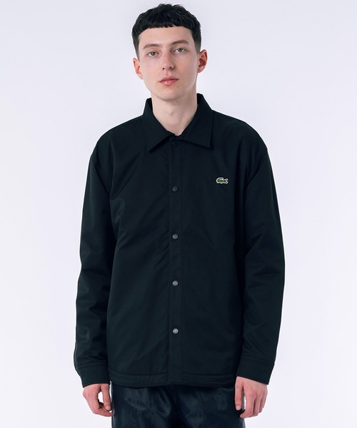 LACOSTE ナイロンコーチジャケット LACOSTE ナイロンジャケット コーチジャケット×バーシティ