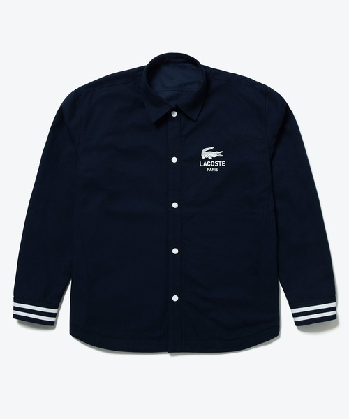 LACOSTE ナイロンジャケット コーチジャケット×バーシティ