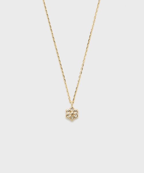 NOJESS（ノジェス） ネックレス K10ダイヤモンドネックレス(0.066ct