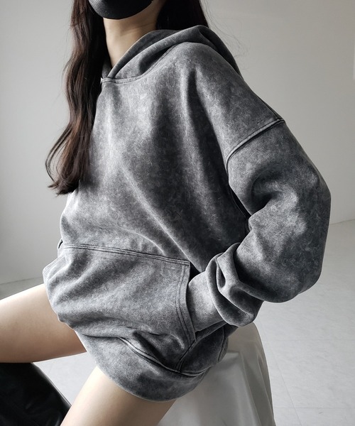 me+em select（ミームセレクト） パーカー 「 2color 」ピグメント