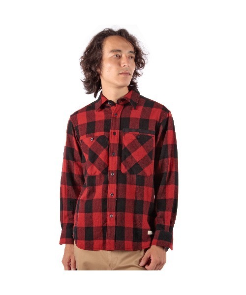 Foxfire（フォックスファイヤー） シャツ Wウールバッファローチェック