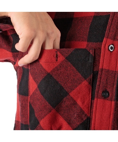 Foxfire（フォックスファイヤー） シャツ Wウールバッファローチェック