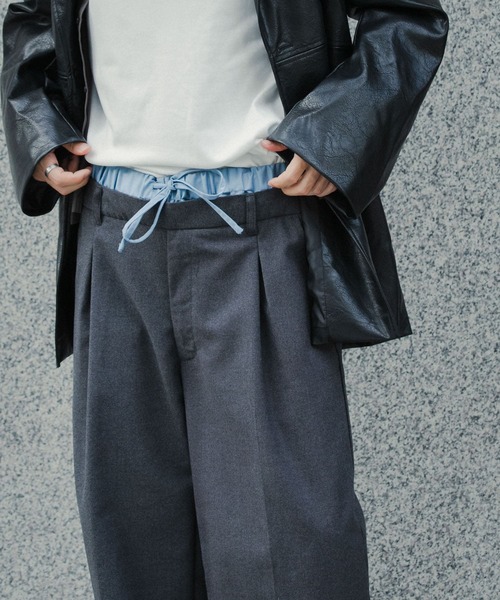 SENSE OF PLACE by URBAN RESEARCH パンツ ウールライクフェイク