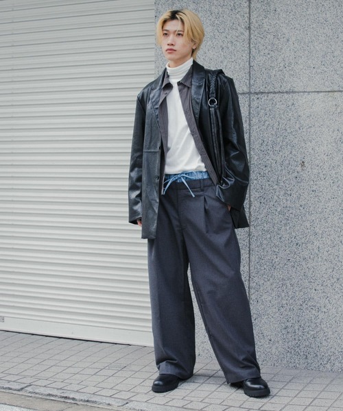 SENSE OF PLACE by URBAN RESEARCH パンツ ウールライクフェイク