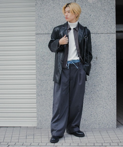 SENSE OF PLACE by URBAN RESEARCH パンツ ウールライクフェイク