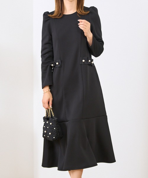 Prima Scherrer（プリマシェレル） ワンピース あったか裏起毛 フリル