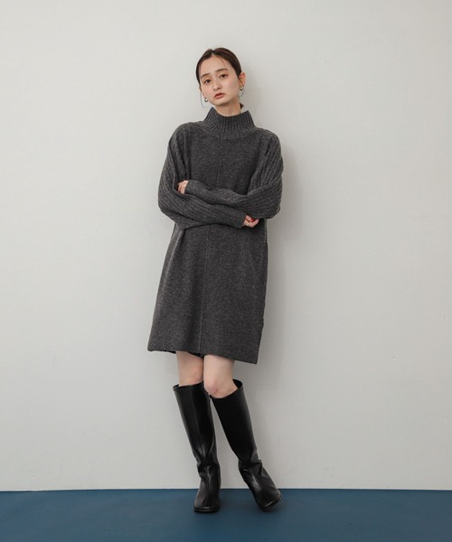 【人気ブランド】シンスゼン since then レディースニットワンピース3 org.jpg