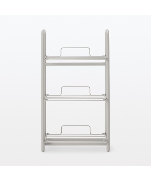 無印良品（MUJI） 家具 スチールパイプ収納ラック 幅45×奥行29×高
