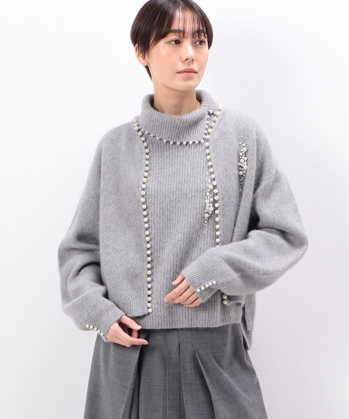 Gabardine K.T（ギャバジンK.T） カーディガン アンゴラ混ミックス