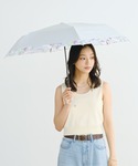 折りたたみ傘 遮光リムオーガンジープリント ミ...の詳細画像5
