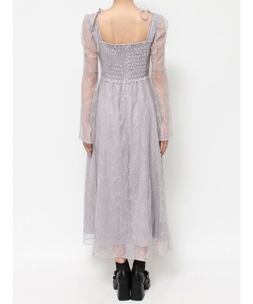 EATME（イートミー） ワンピース リボンショルダーレースワンピース