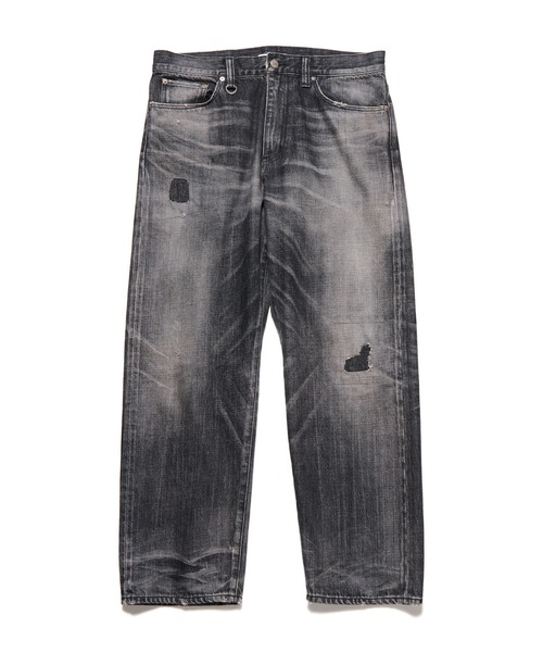 uniform experiment 2023A/W ダメージ加工デニム 4 uniform experiment ジーンズ DAMAGED REGULAR FIT JEANS メンズ