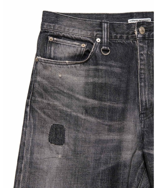 uniform experiment ジーンズ DAMAGED REGULAR FIT JEANS メンズ