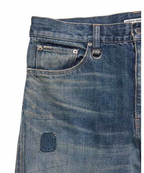 uniform experiment ジーンズ DAMAGED REGULAR FIT JEANS メンズ