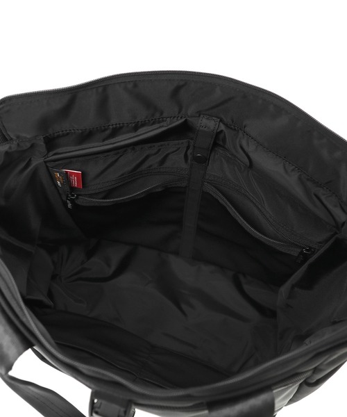 Manhattan Portage BLACK LABEL トートバッグ NOIR BAG VINYL W
