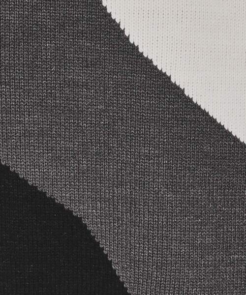 tk.TAKEO KIKUCHI（ティーケータケオキクチ） セーター ニット カーブ