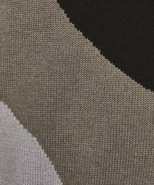 tk.TAKEO KIKUCHI（ティーケータケオキクチ） セーター ニット カーブ