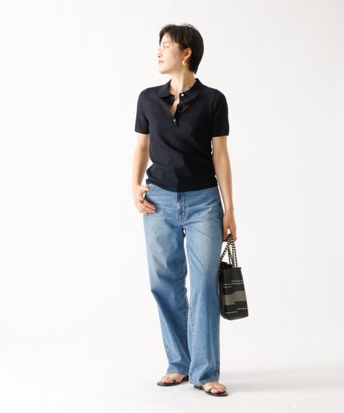MICA&DEAL シアーハーフスリーブニット MICA＆DEAL｜シアーハーフスリーブニット | Rakuten Fashion