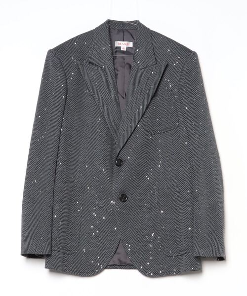ジャケット・アウター masu GLASS JACKET MASU HIGH WAISTED LEATHER BIKER JACKETの通販 by green's shop