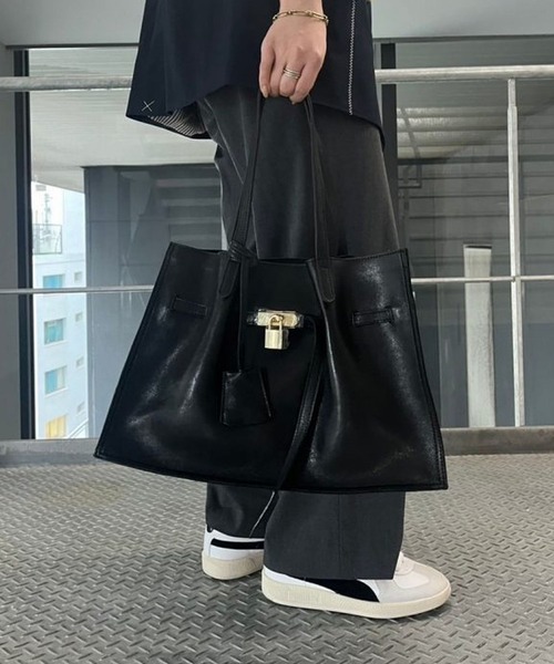 Scrap Book トートバッグ 「Scrap Book」Long belt tote wide