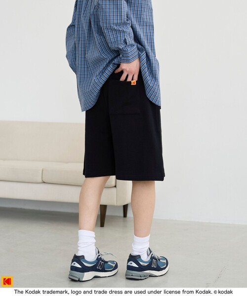 coen（コーエン） パンツ 「Kodak/コダック」ロゴアイコンショーツ