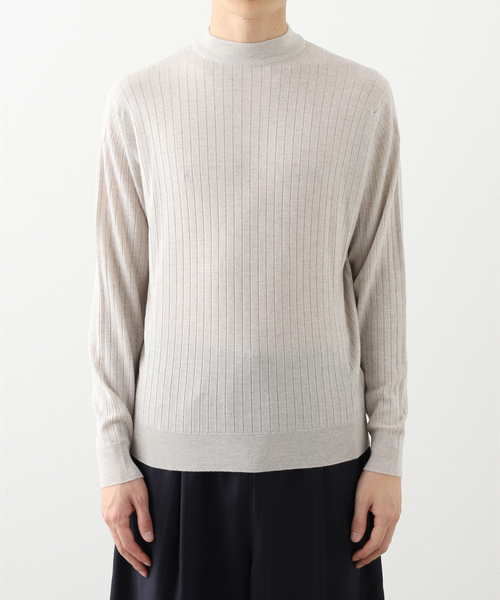 美品　ジョンスメドレー　配色襟　メリノニット　JOHN SMEDLEY 30G JOHN SMEDLEY（ジョンスメドレー） メリノウール 30ゲージ Vネック