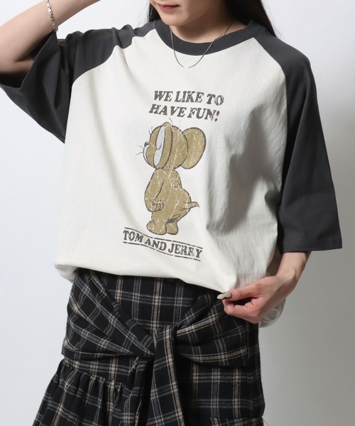 tシャツ 2025SS Tom and Jerry/トムとジェリー オーバーサイズ