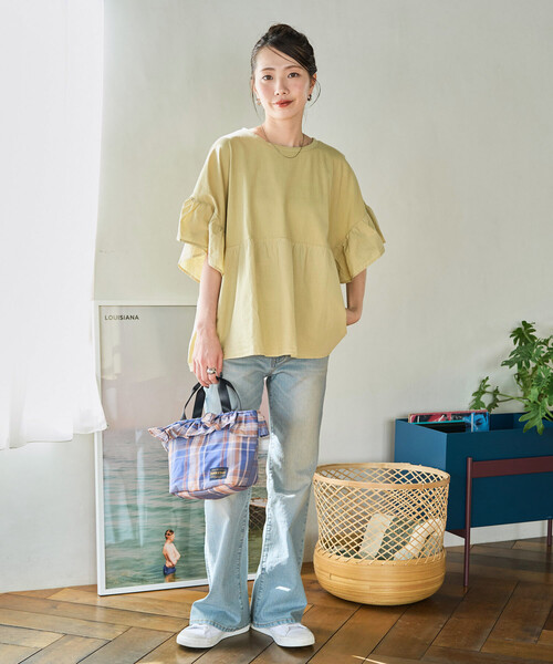 本日22時まで！新品フリルトップス DAY by DAY It's international]裾フリルトップス | KOBUNSHA SELECT