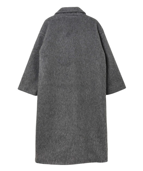 「andme」 チェスターコート M ブラック レディース_画像2