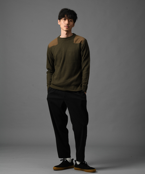 「Discoat Parisien」 長袖ニット MEDIUM ブラウン メンズ_画像2