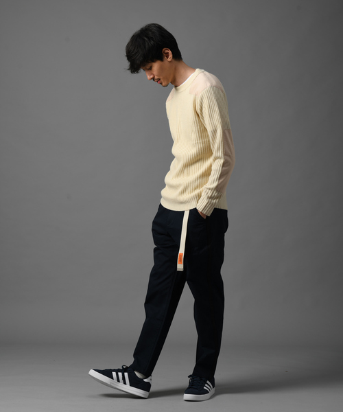 「Discoat Parisien」 長袖ニット MEDIUM ブラウン メンズ_画像3