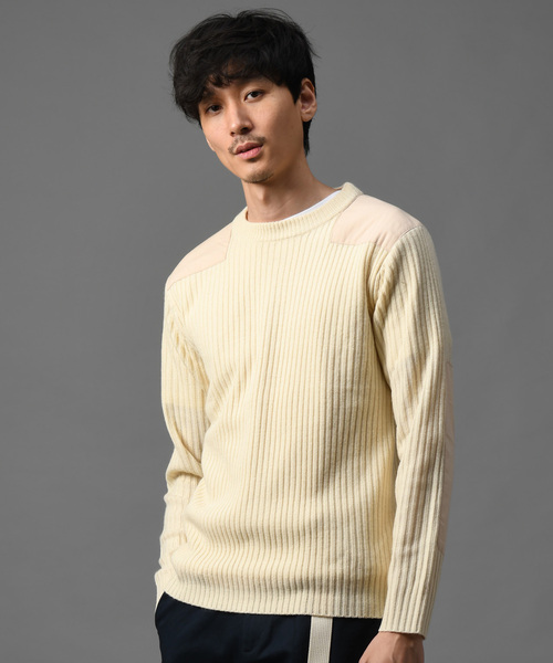 「Discoat Parisien」 長袖ニット MEDIUM ブラウン メンズ_画像5