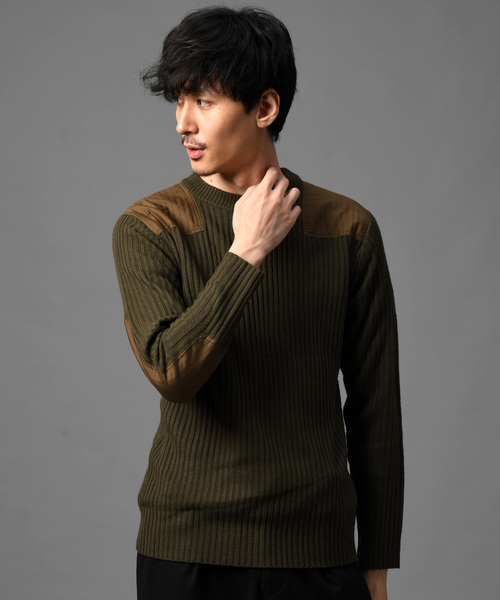 「Discoat Parisien」 長袖ニット MEDIUM ブラウン メンズ_画像6