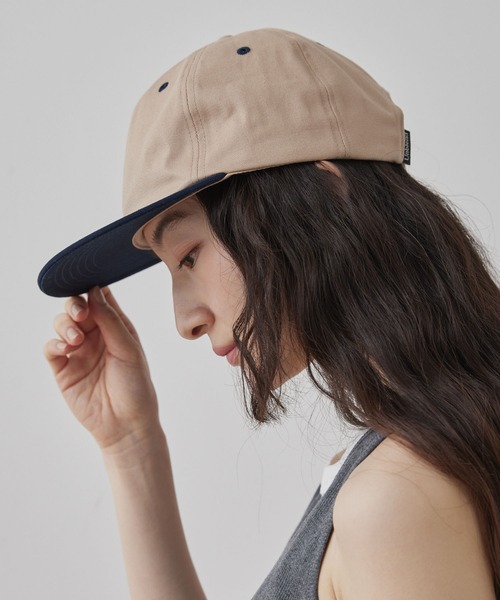 Unblend キャップ 帽子 「Unblend」バイカラー フラットキャップ
