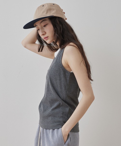 Unblend キャップ 帽子 「Unblend」バイカラー フラットキャップ