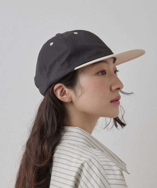 Unblend キャップ 帽子 「Unblend」バイカラー フラットキャップ