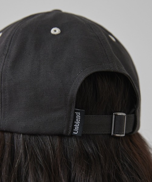Unblend キャップ 帽子 「Unblend」バイカラー フラットキャップ