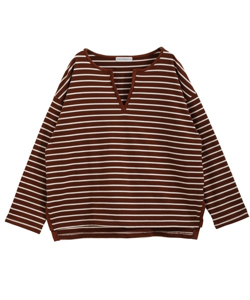 SUNFLOWER EIGHT（サンフラワーエイト） tシャツ キーネックボーダー