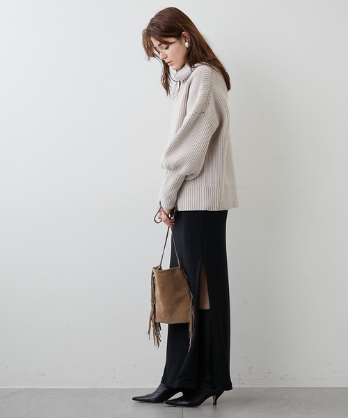 「Whim Gazette」 タートルネックニット FREE オフホワイト レディース_画像6