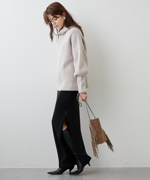 「Whim Gazette」 タートルネックニット FREE オフホワイト レディース_画像7