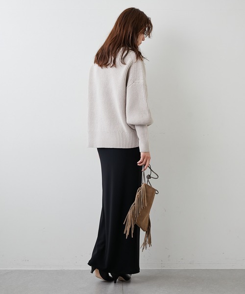 「Whim Gazette」 タートルネックニット FREE オフホワイト レディース_画像9