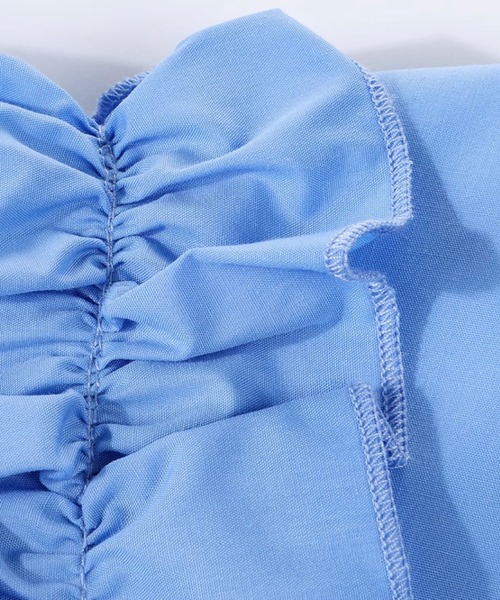 ブラウス シャツ Ruffle Doll Collar Shirt レディース les fees love filles ブラウス シャツ Ruffle Doll Collar
