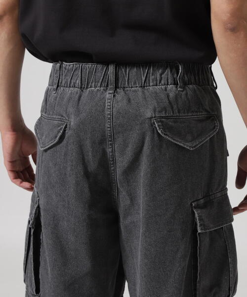 AVIREX 限定 アヴィレックス デニム カーゴショーツ 全2色 AVIREX｜《直営店限定》DENIM EASY CARGO SHORTS / デニム