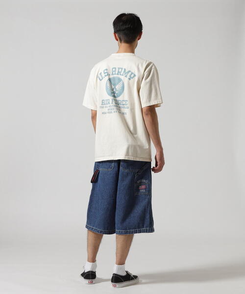 AVIREX 限定 アヴィレックス デニム カーゴショーツ 全2色 AVIREX パンツ 「直営店限定」DENIM EASY CARGO SHORTS / デニム