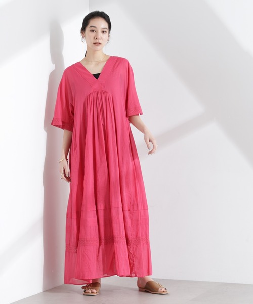 sara mallika ワンピース Sara mallika/COTTON VOILE LACE